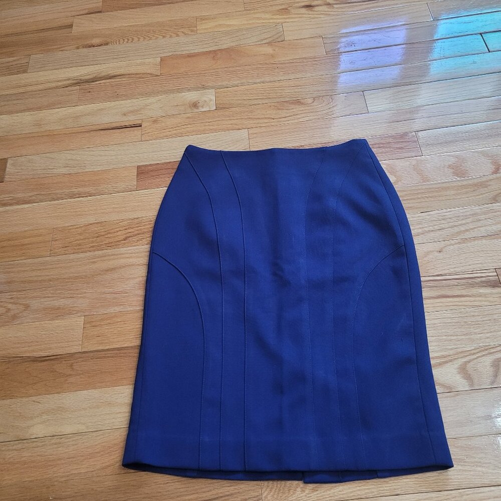 Blue Banana Republic Pencil Skirt